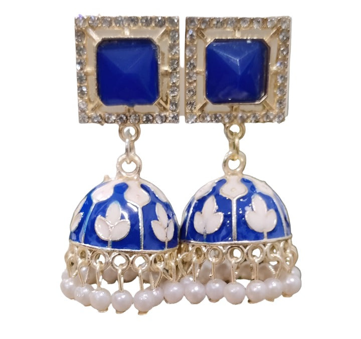 Latest Stylish Golden Jhumki & Kundan Earrings For Girls & Women