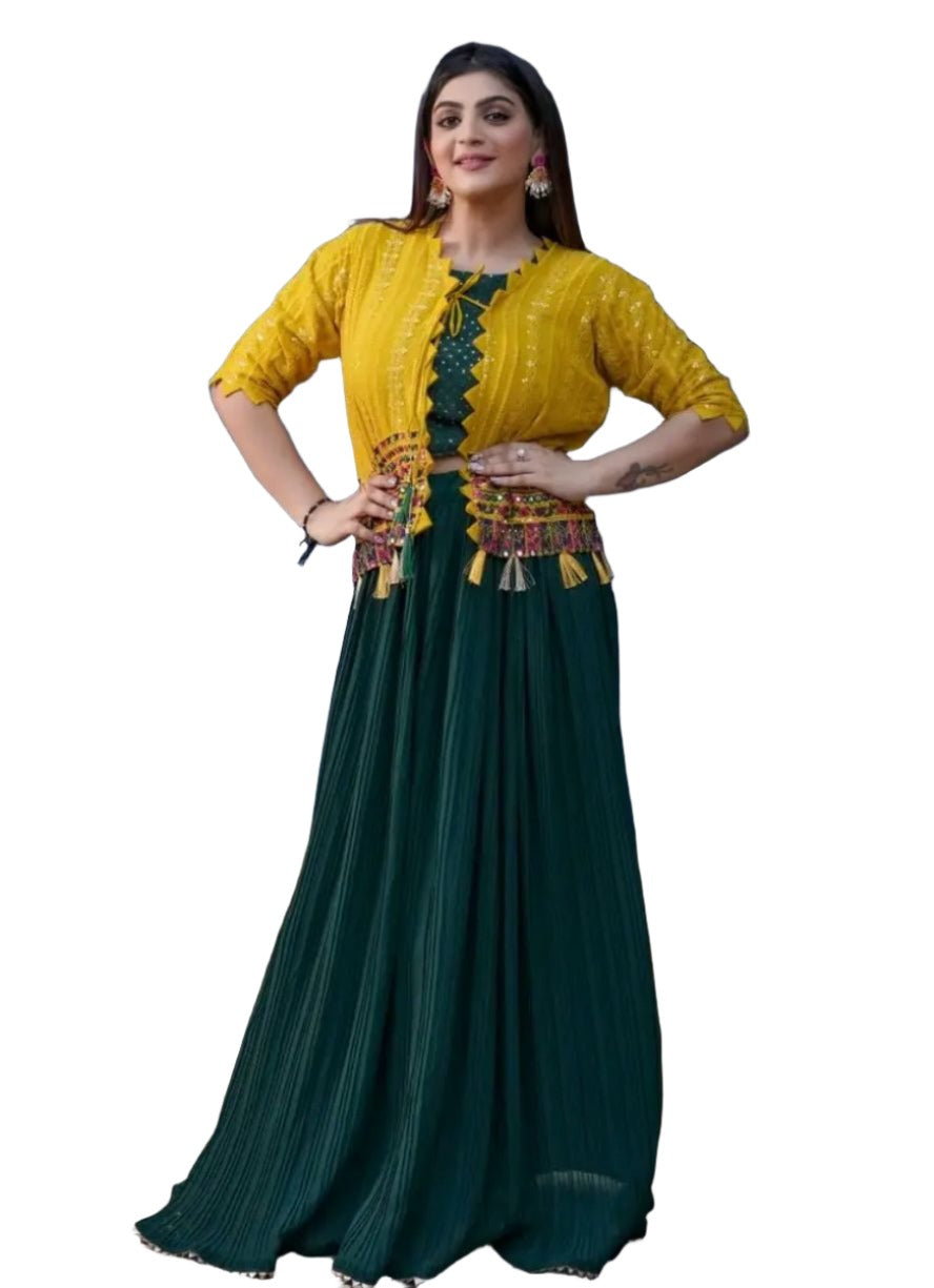 Mehndi Outfit For Bride in Germany