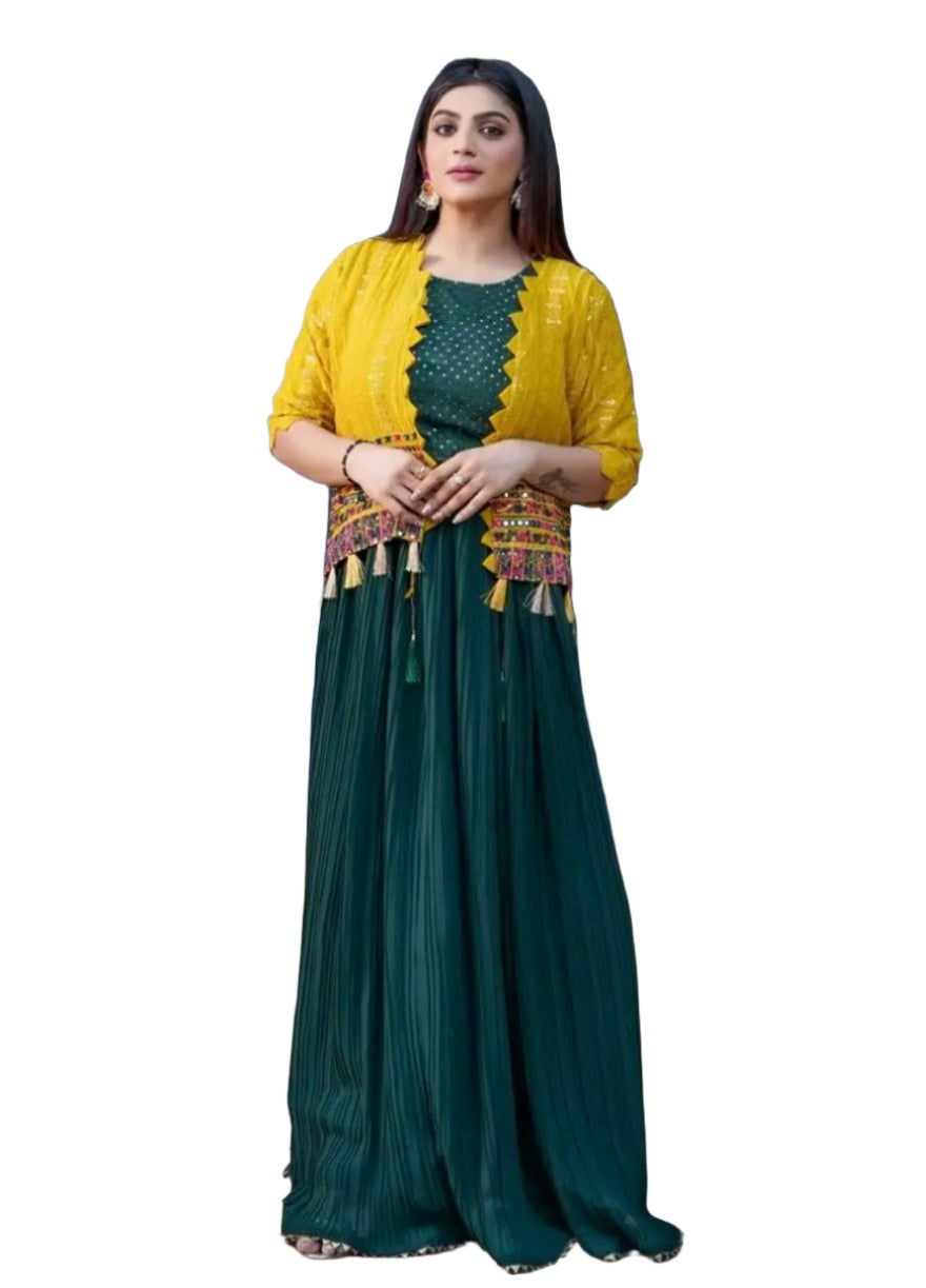 Mehndi Outfit For Bride in Germany