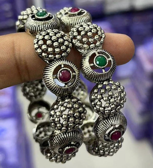 Oxidised  Bangles Set