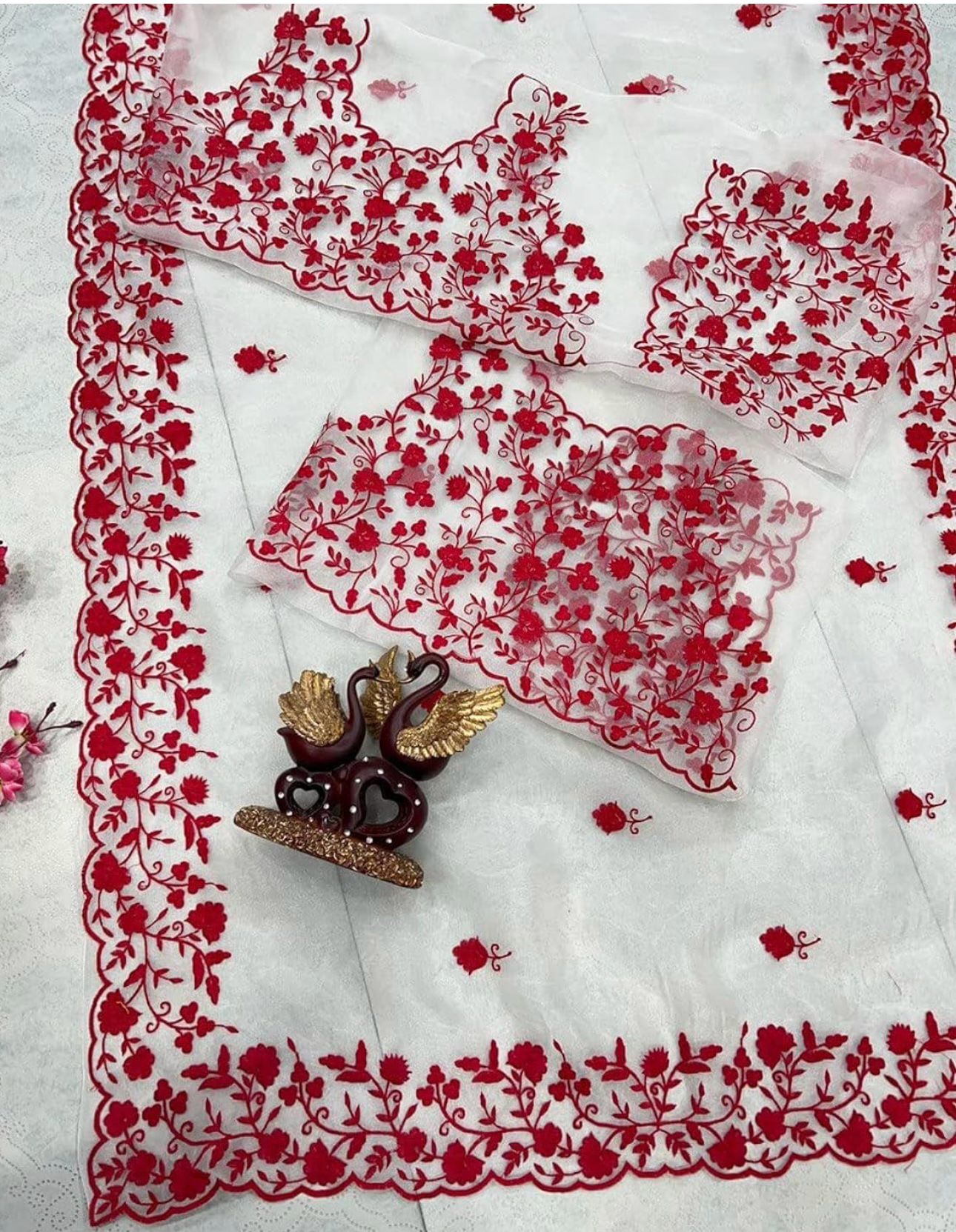 Durga Puja Special Organza Saree