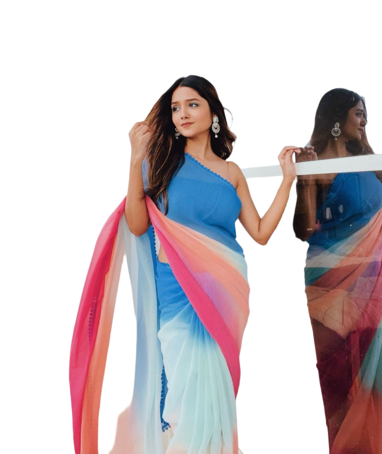 Bereit, Saree zu tragen