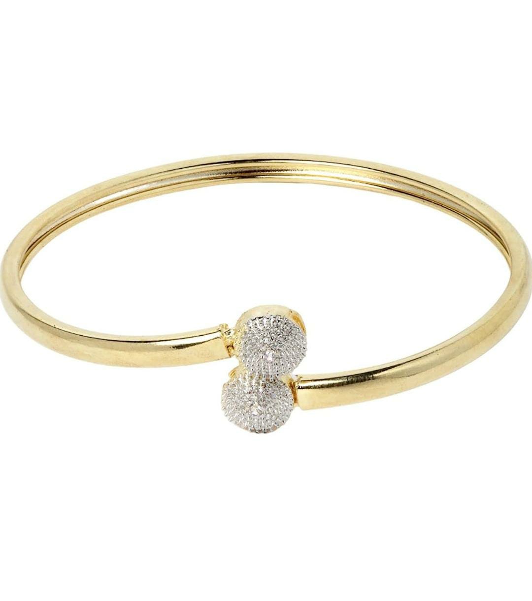 Jewellery Set Gold Plated American Diamond Traditional Stylish Pendant Set, Ring, Bracelet with Earring Jewellery for Women & Girls