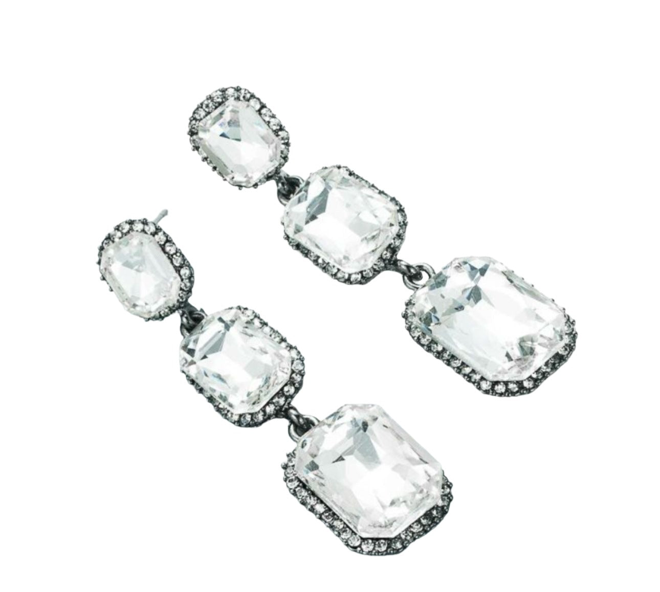 Dangle Earrings Statement Crystal Drop Earrings