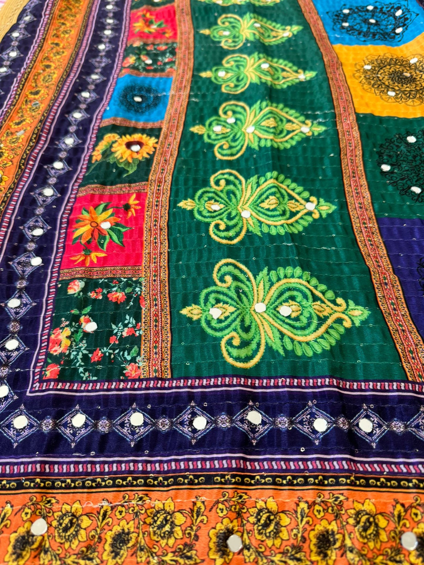 Pakistani Dupatta with Mirror Work