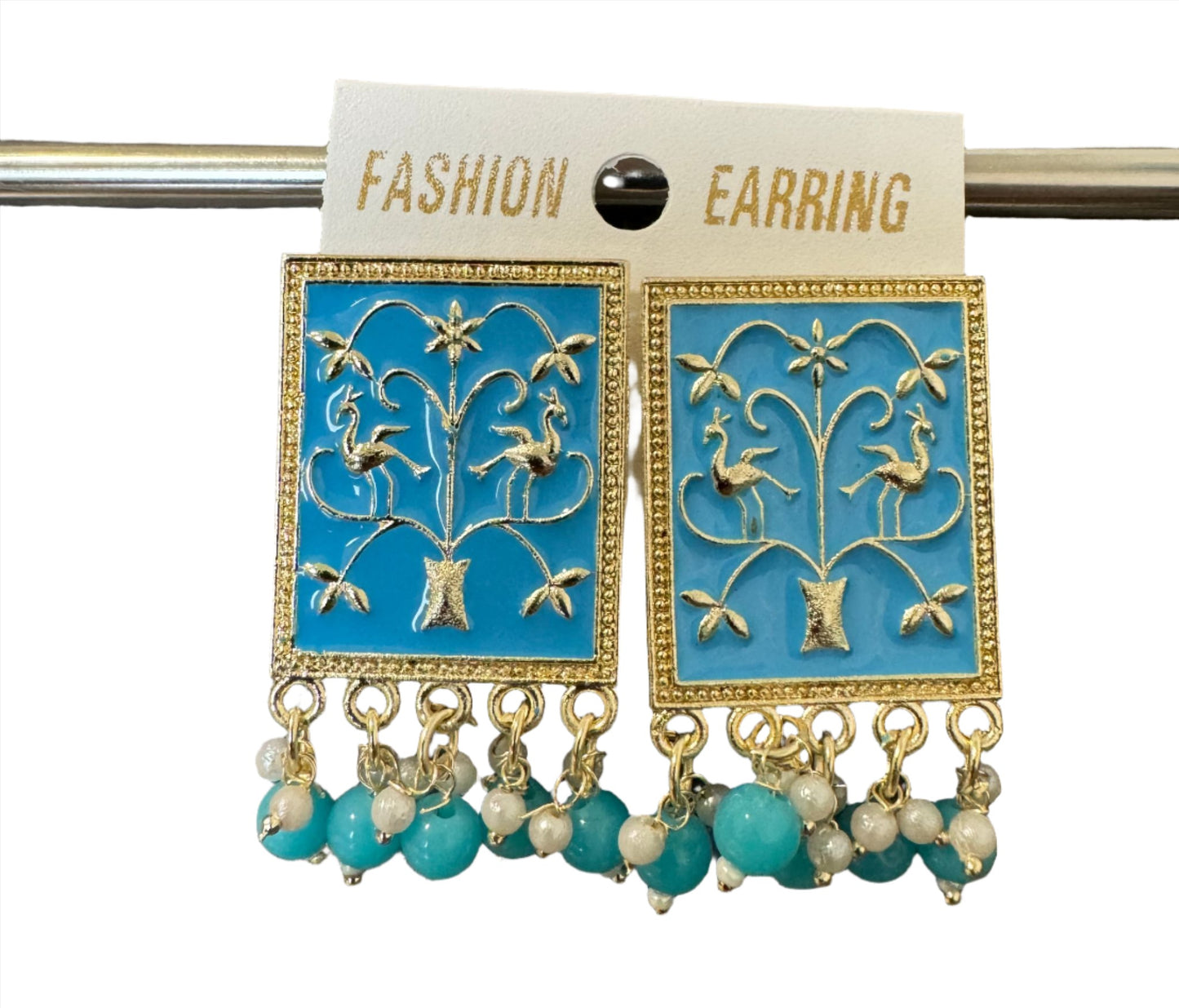 Trendy Fancy Square Meena Tops For Girls & Women Alloy Stud Earring