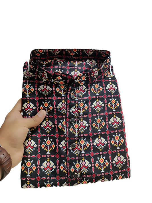 Mens Wear Pure Silk Kurta and Pajama
