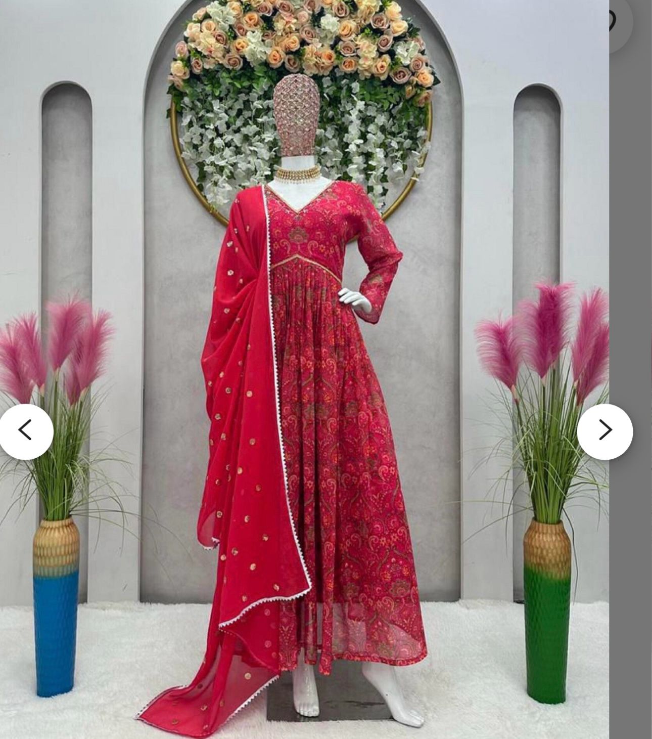 Anarkali Gown Indian Party Wear