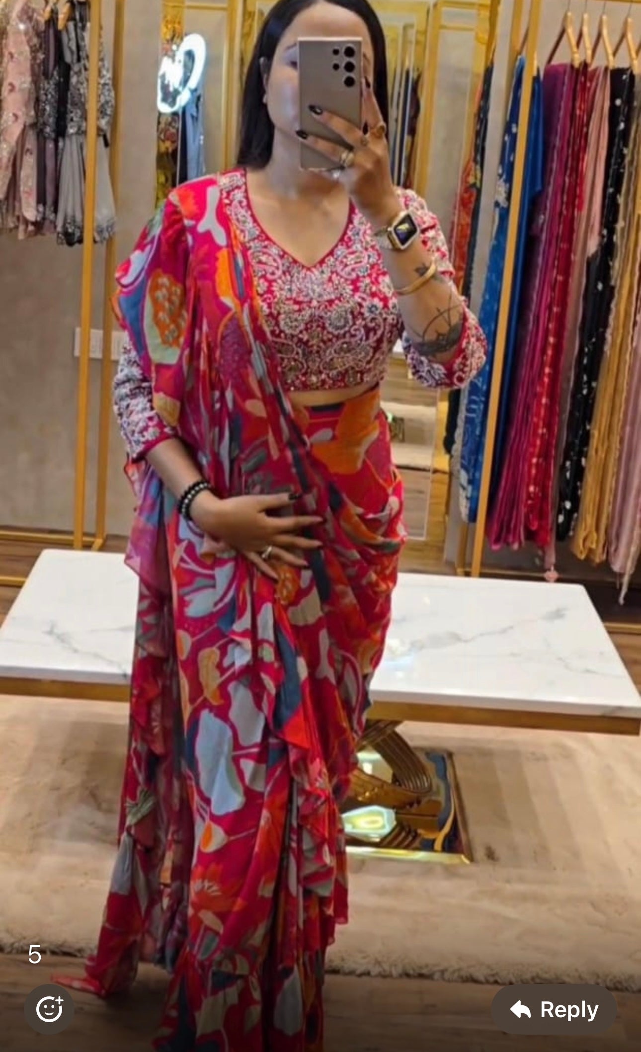 Readymade Saree with blouse