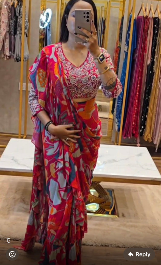 Readymade Saree with blouse