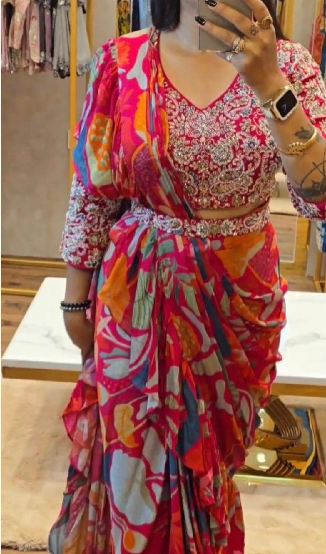 Readymade Saree with blouse
