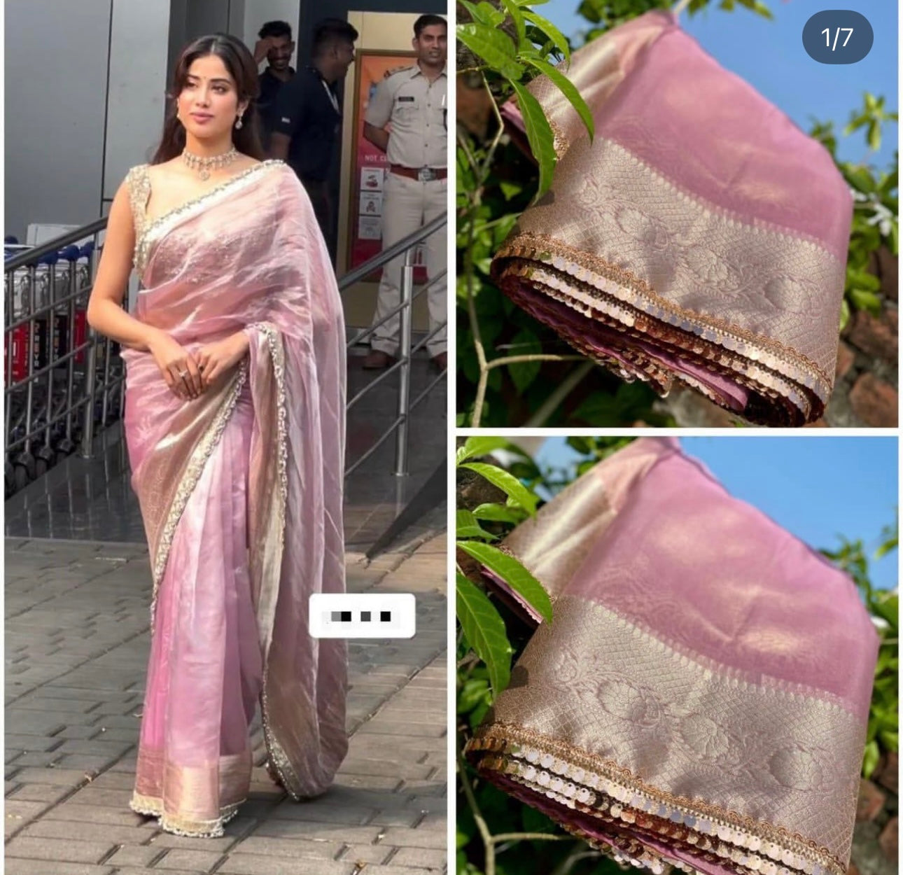 Premium Banarasi Soft Tissue Silk Saree