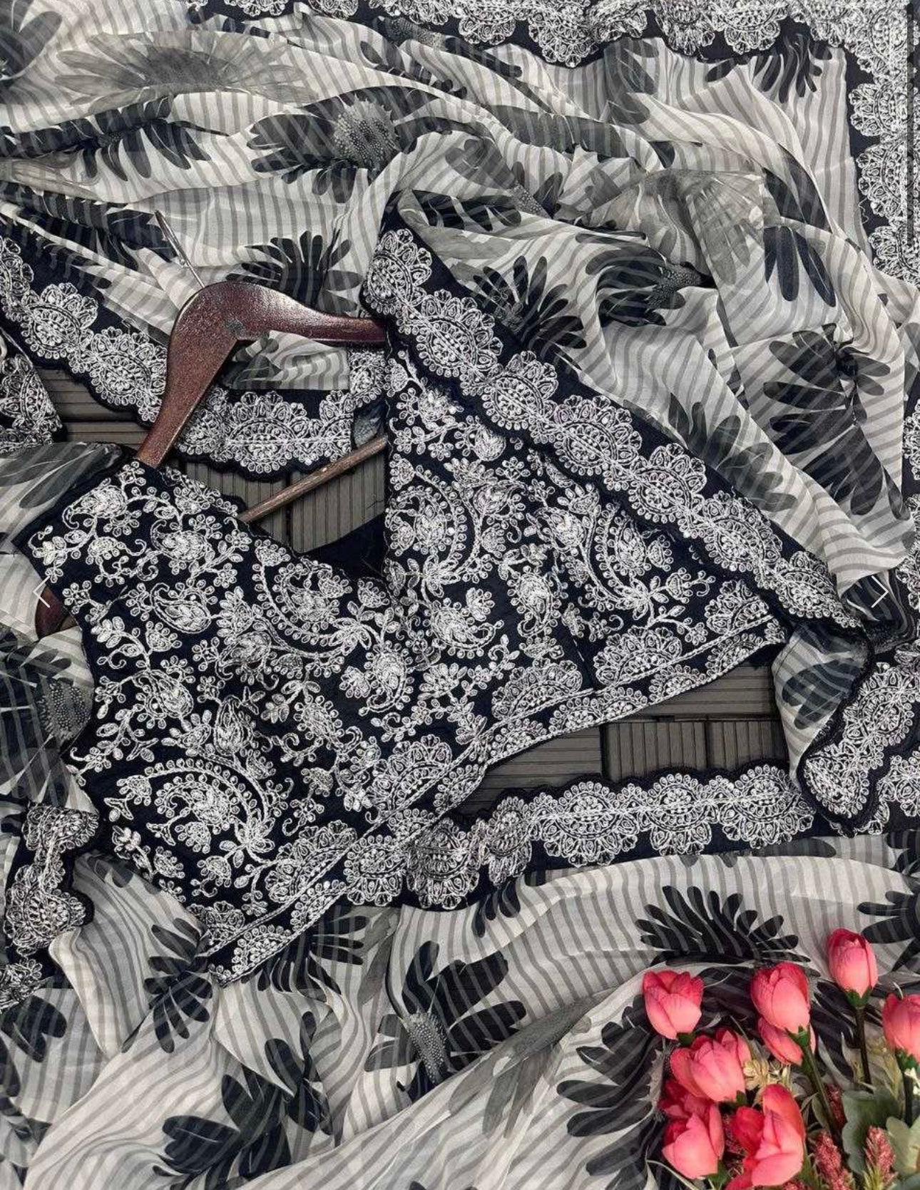 Ready to wear Saree with stitched blouse