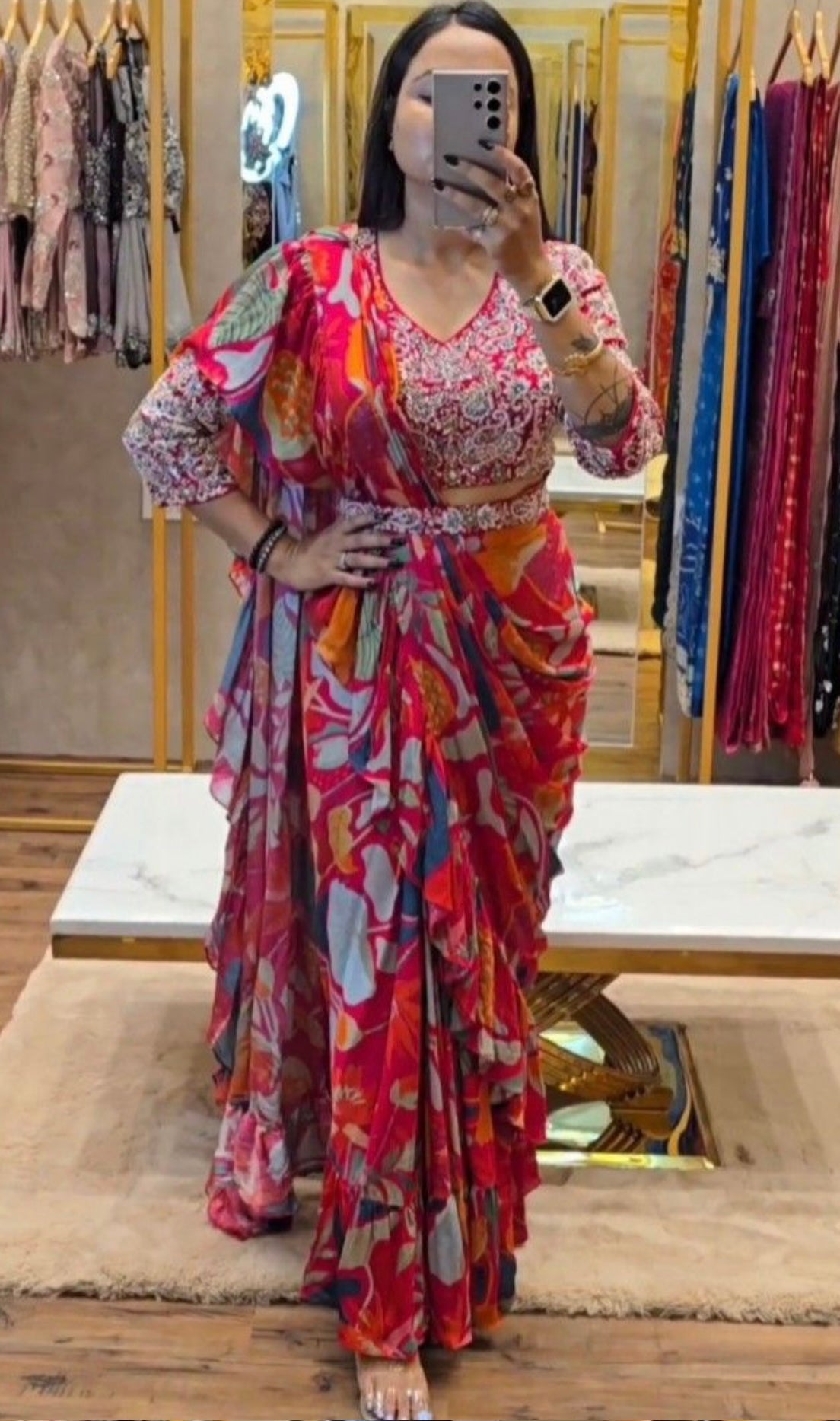 Readymade Saree with blouse