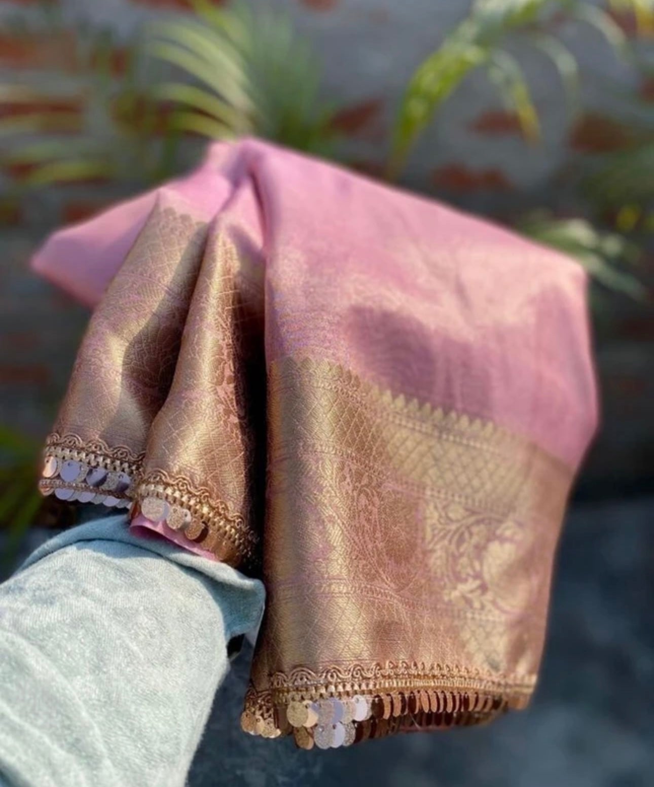Premium Banarasi Soft Tissue Silk Saree