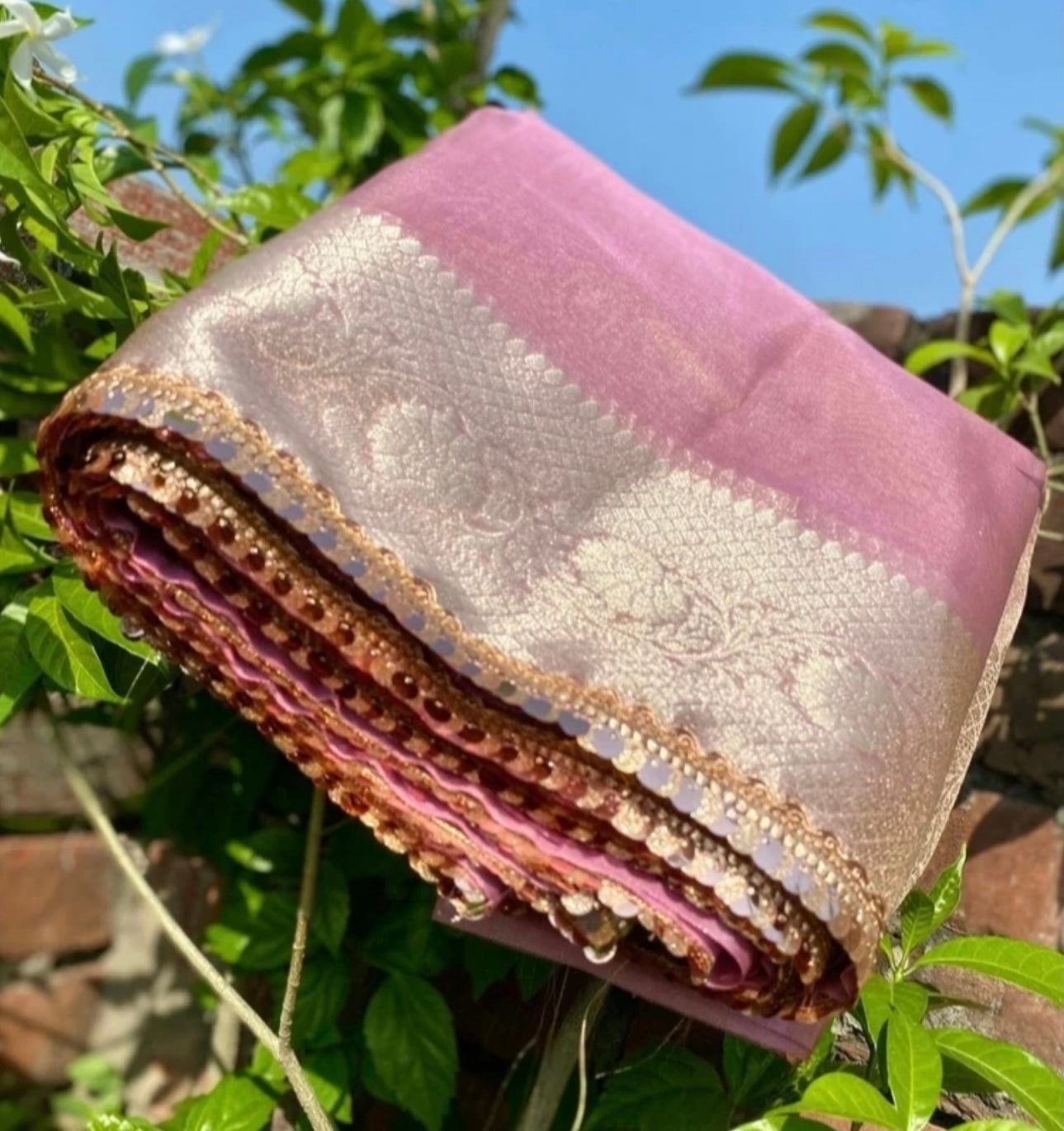 Premium Banarasi Soft Tissue Silk Saree