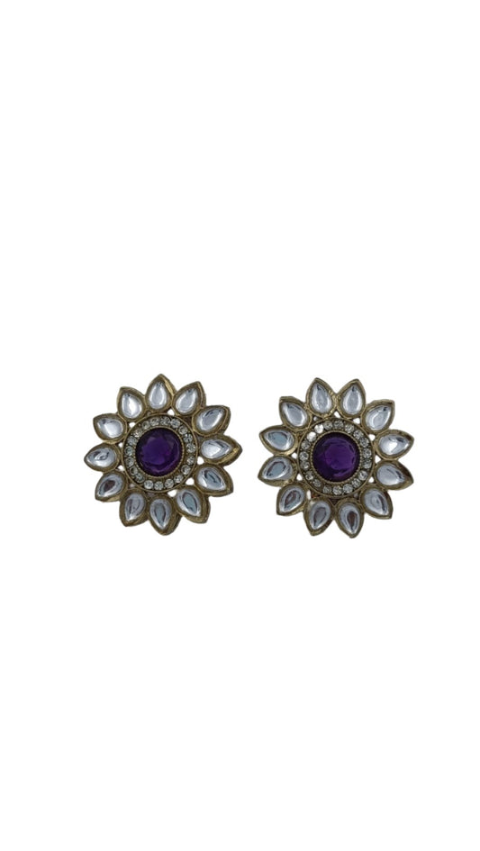 Kundan Stud Earring