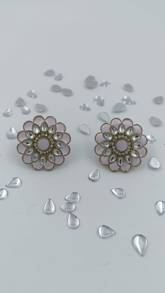 Kundan Stud Earring