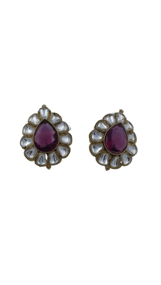 Kundan Stud Earring