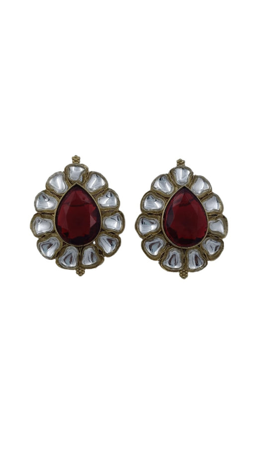 Kundan Stud Earring