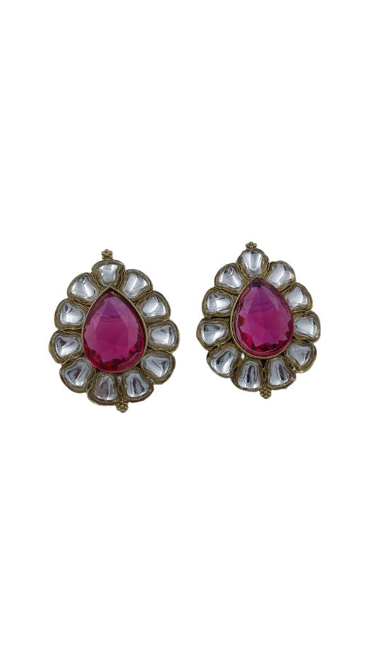 Kundan Stud Earring