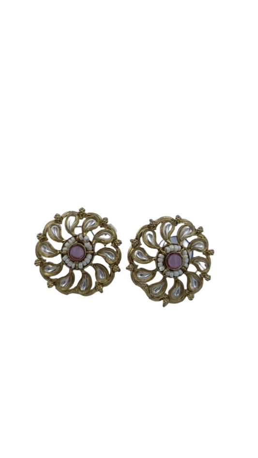 Kundan Stud Earring