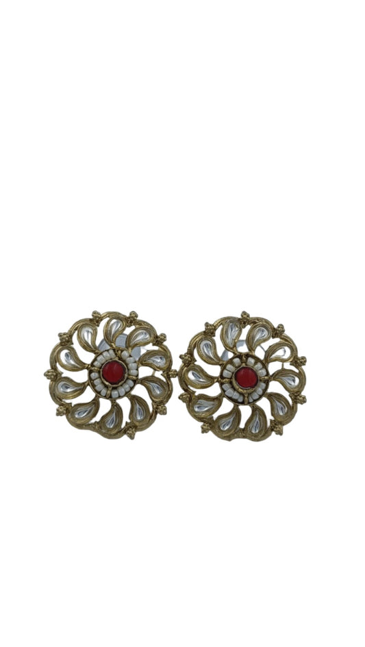 Kundan Stud Earring