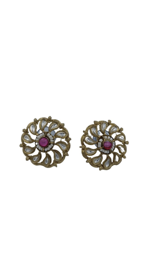 Kundan Stud Earring