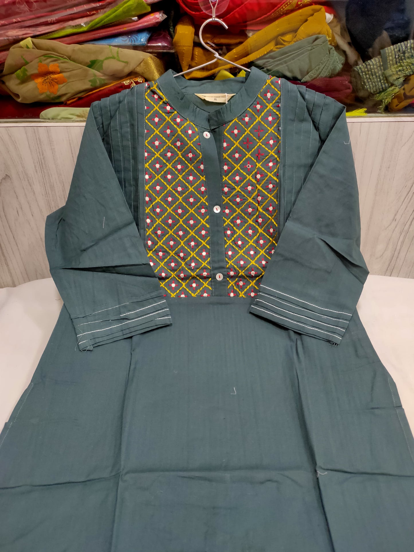 Cotton Rayon handwork and embroidery Kurti in Netherland