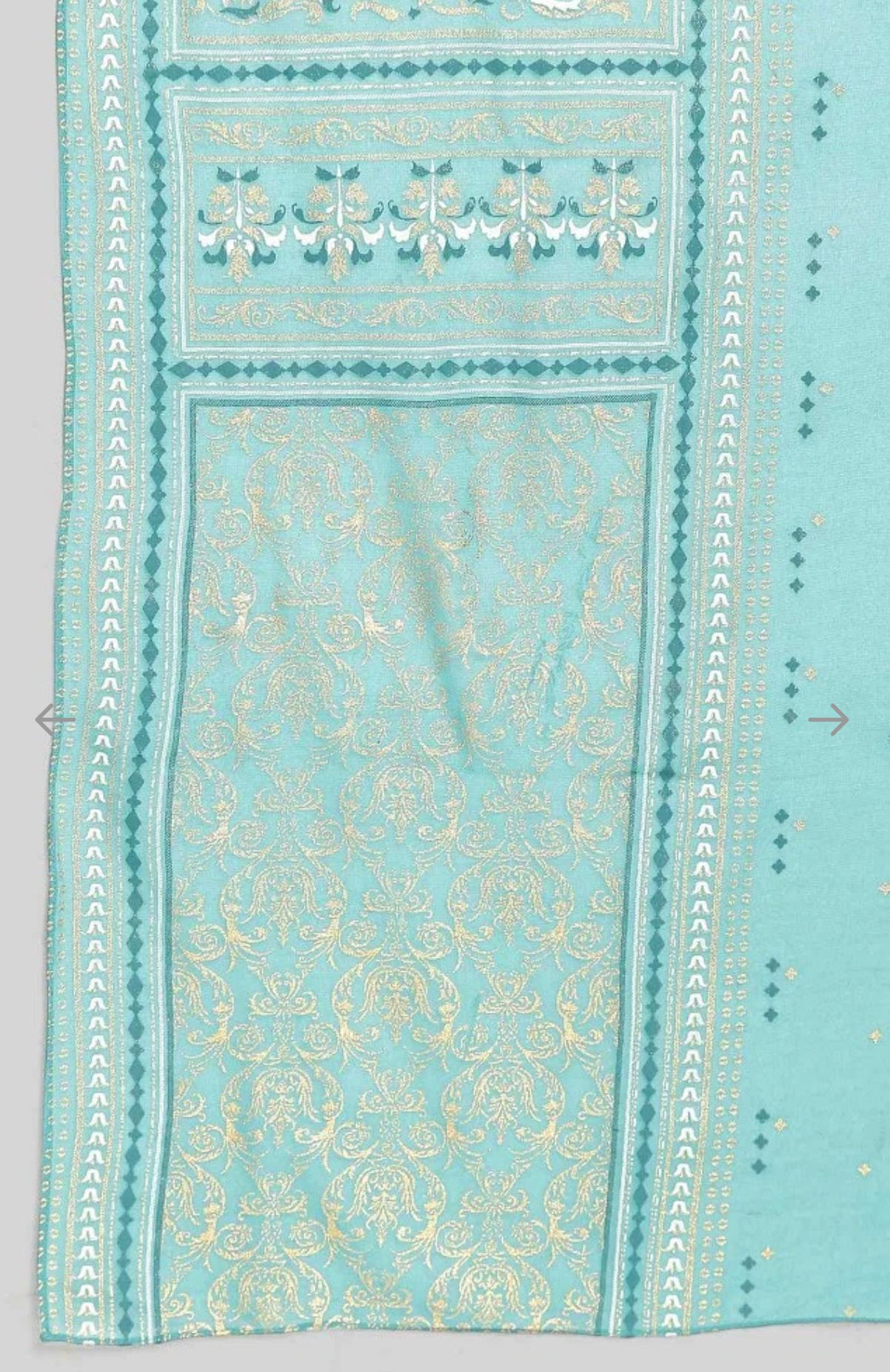 Peach Printed straight Kurta-plazzo-dupatta set in Berlin