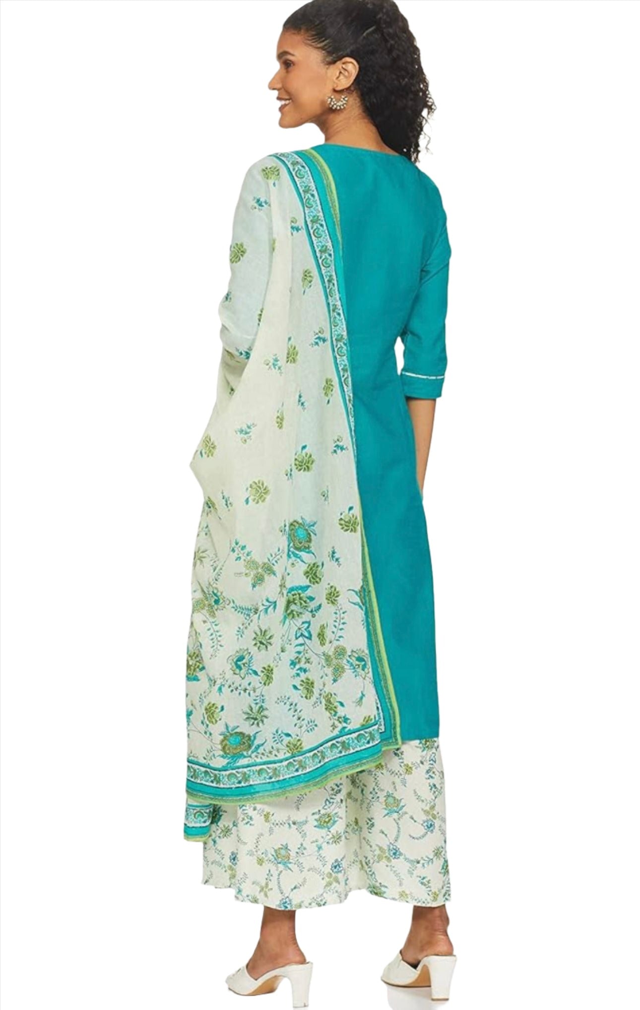Cotton solid Round Neck  kurta  set in berlin