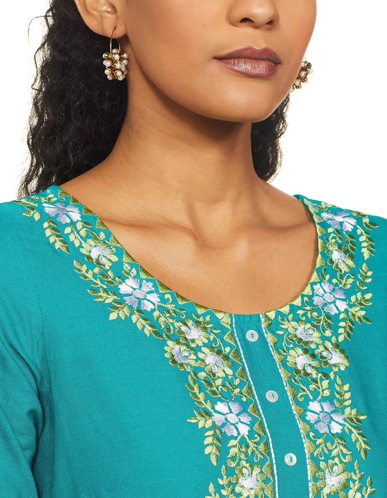 Cotton solid Round Neck  kurta  set in berlin