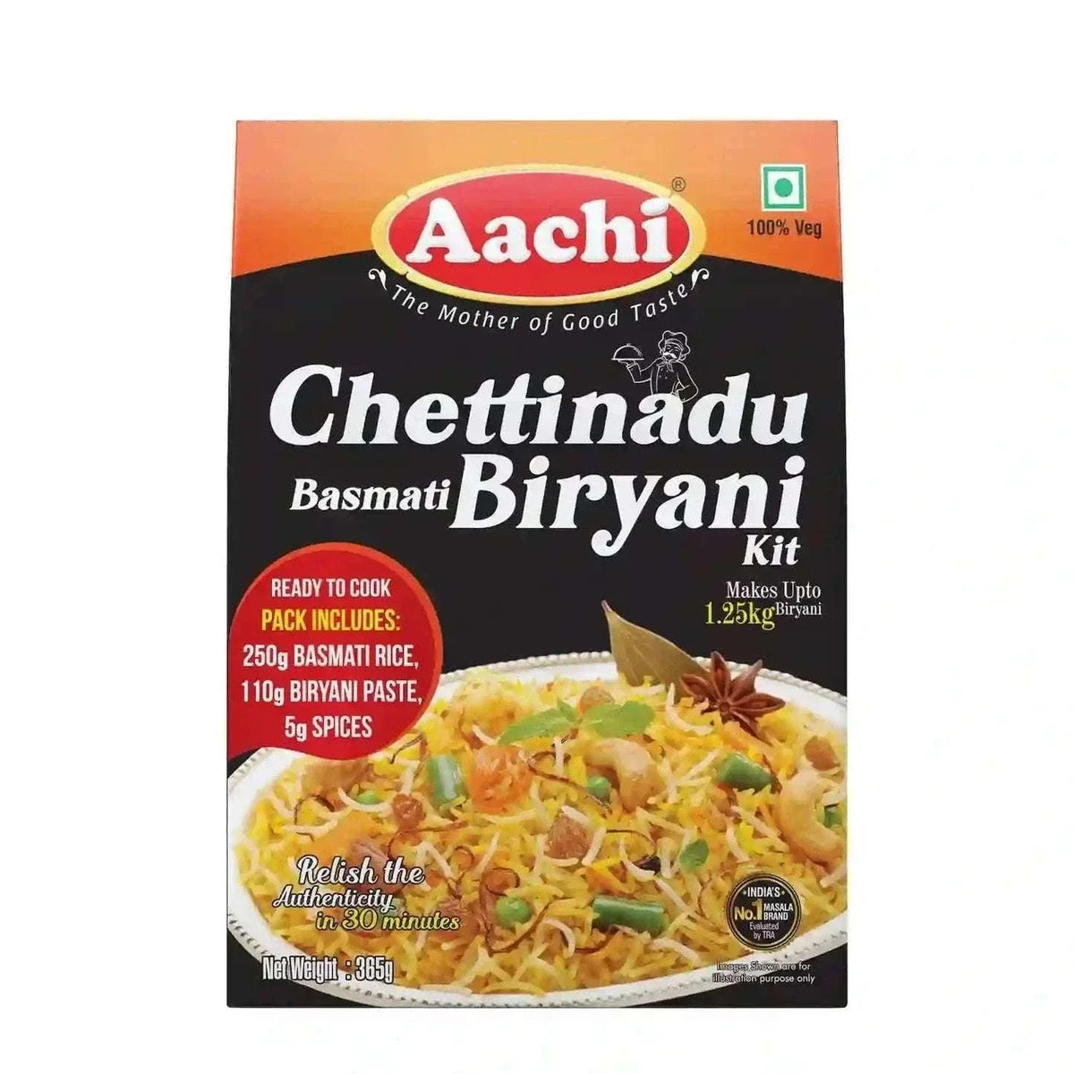 Aachi Chettinadu Basmati Biryani kit 365g