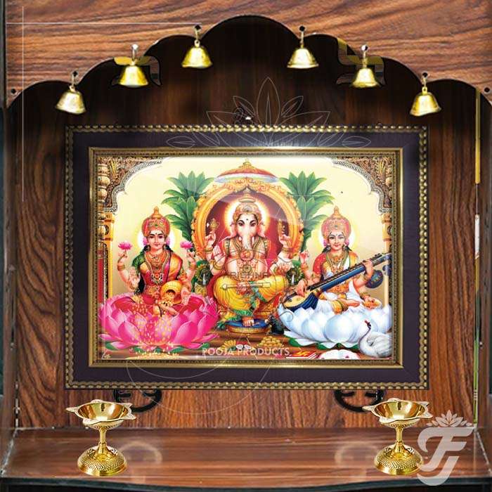 PHOTO FRAME SMALL-G1297-DIWALI POOJA - DESIGN 3