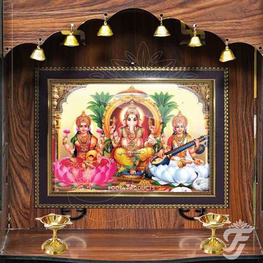 PHOTO FRAME SMALL-G1297-DIWALI POOJA - DESIGN 3 - Neha Couture Berlin