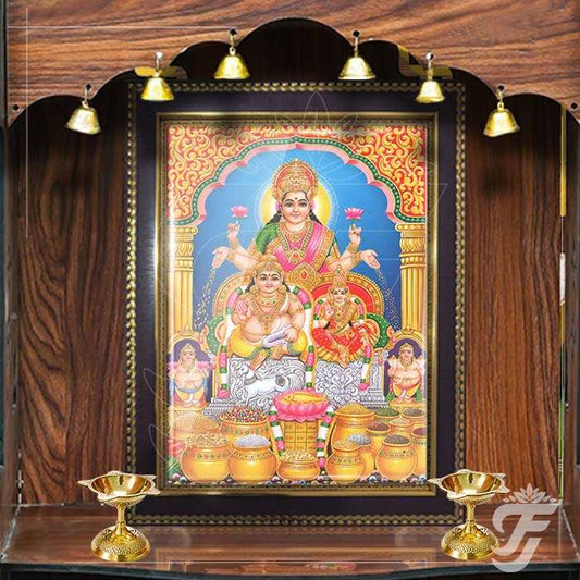 PHOTO FRAME KUBER LAKSHMI - SMALL - Neha Couture Berlin