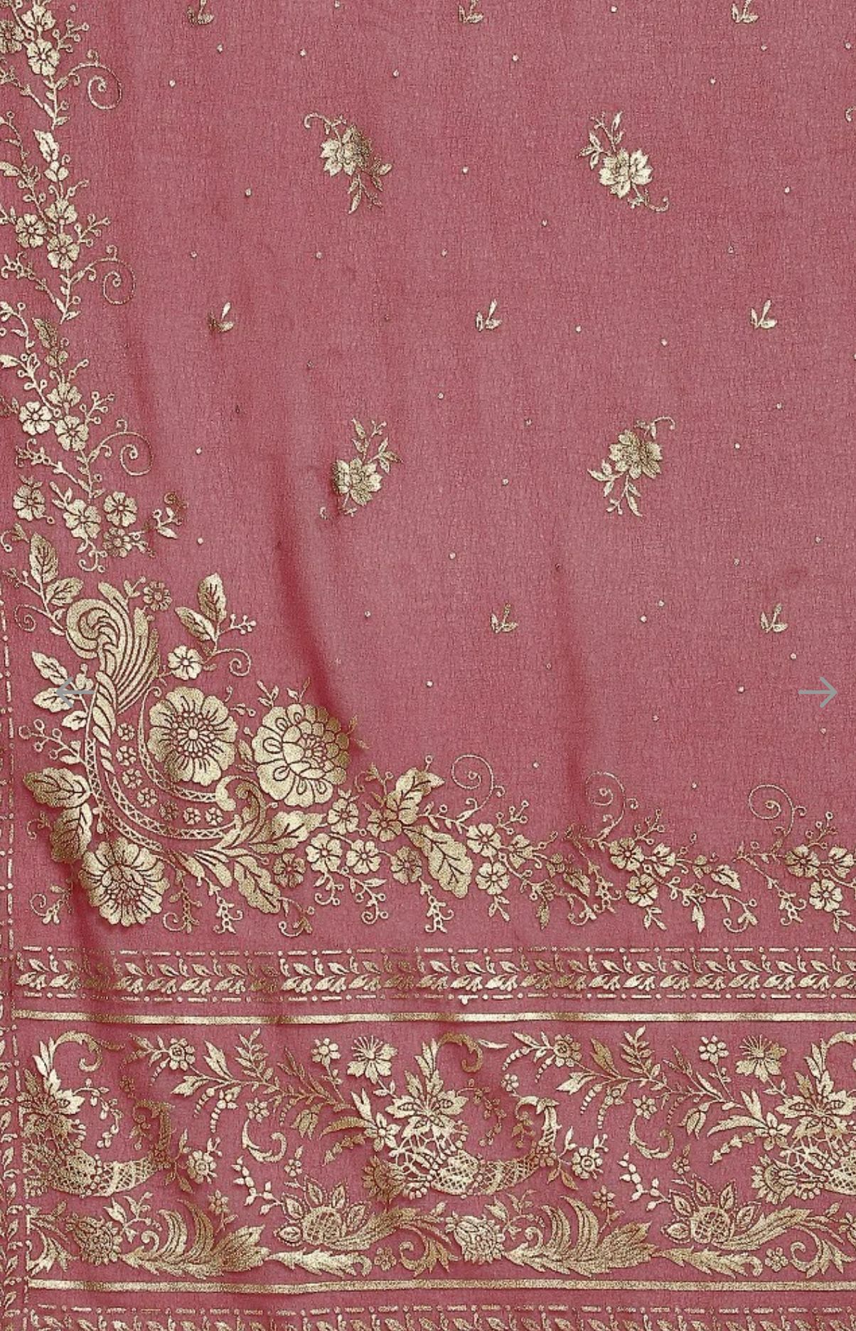 Red Printed Top Skirt Dupatta Set Zoom