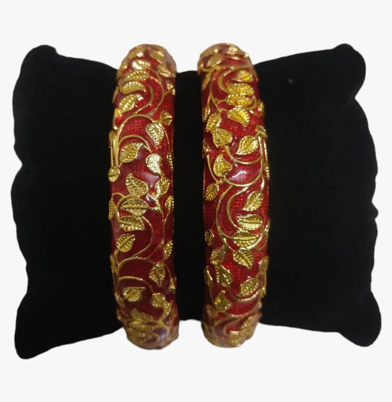 Meenakari Bangles Set of 2 in Germany(Red)
