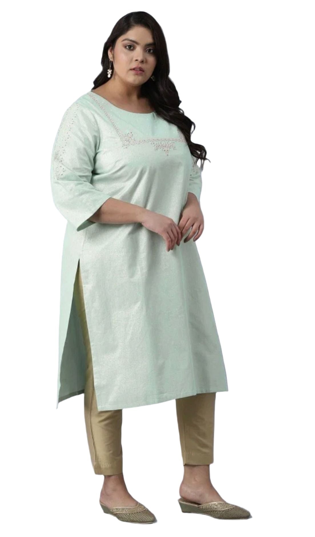 Light Blue Shimmery kurta in Berlin