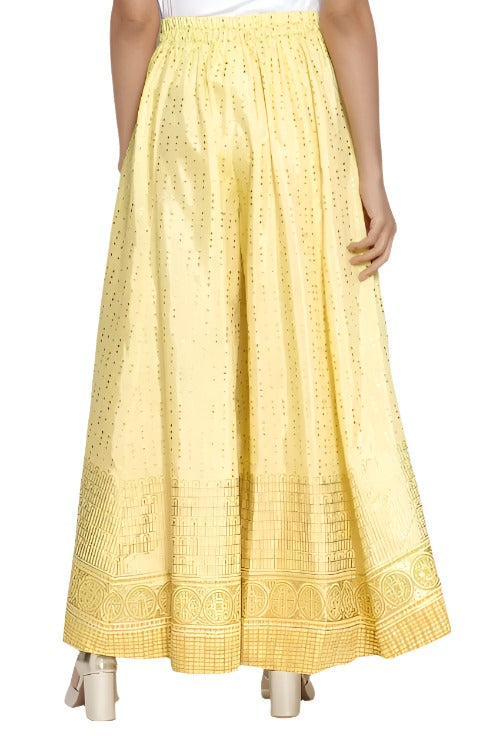 Gold Printed Palazzos in Munich