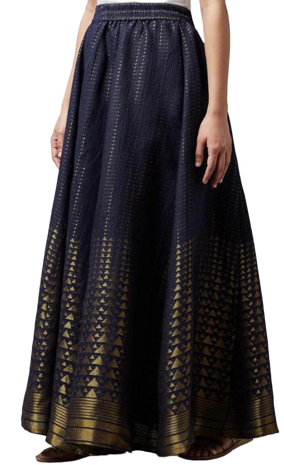 Navy Printed Skirt in Berlin