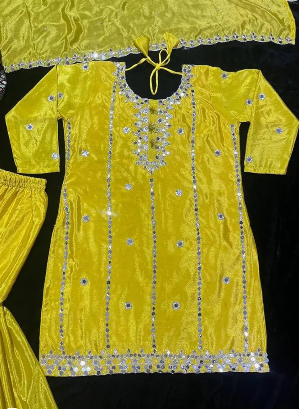 WOMEN'S Chiffon Stiched Dhoti-suit in Paris
