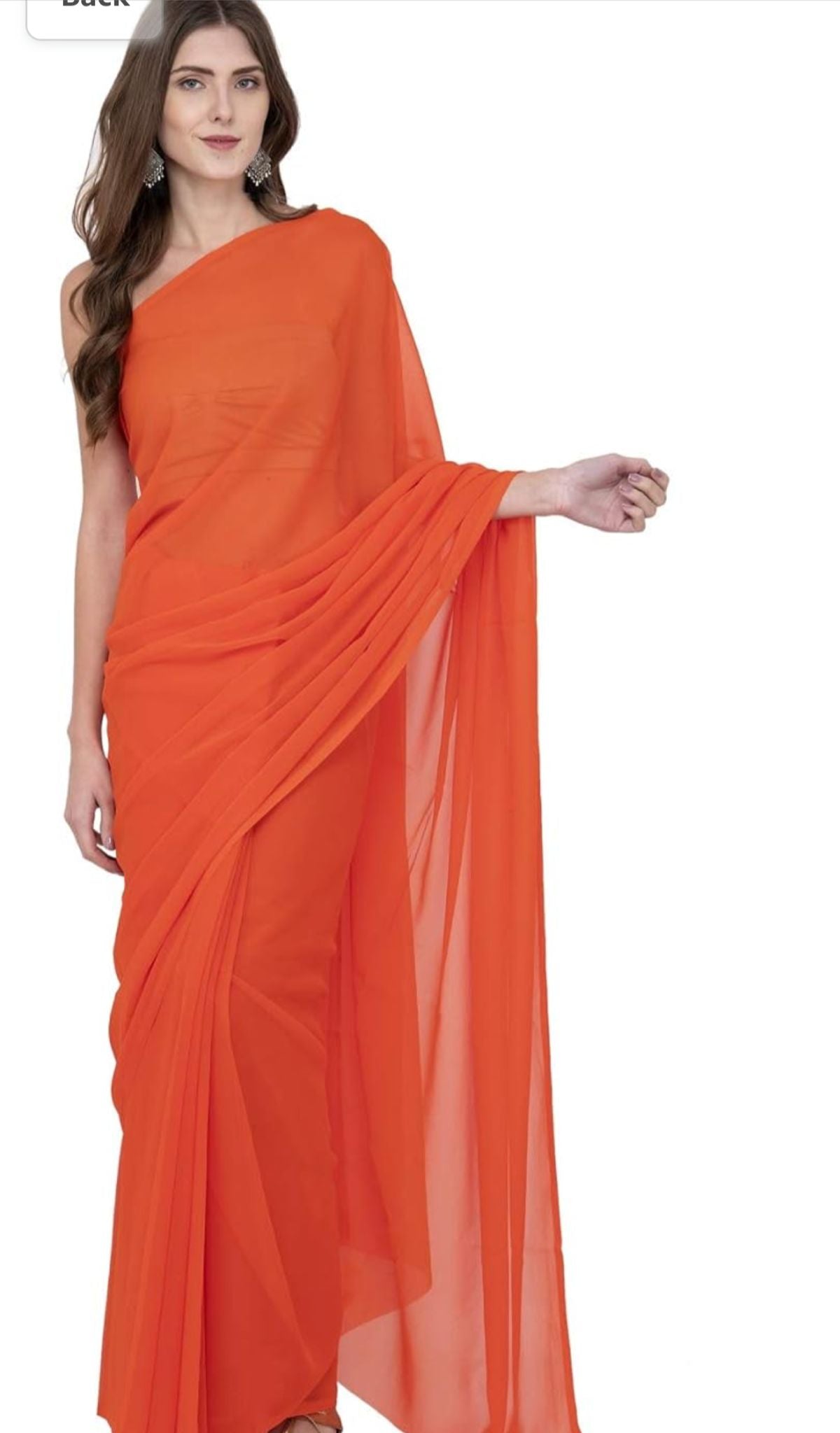 Bollywood Plain Georgette Saree in Berlin