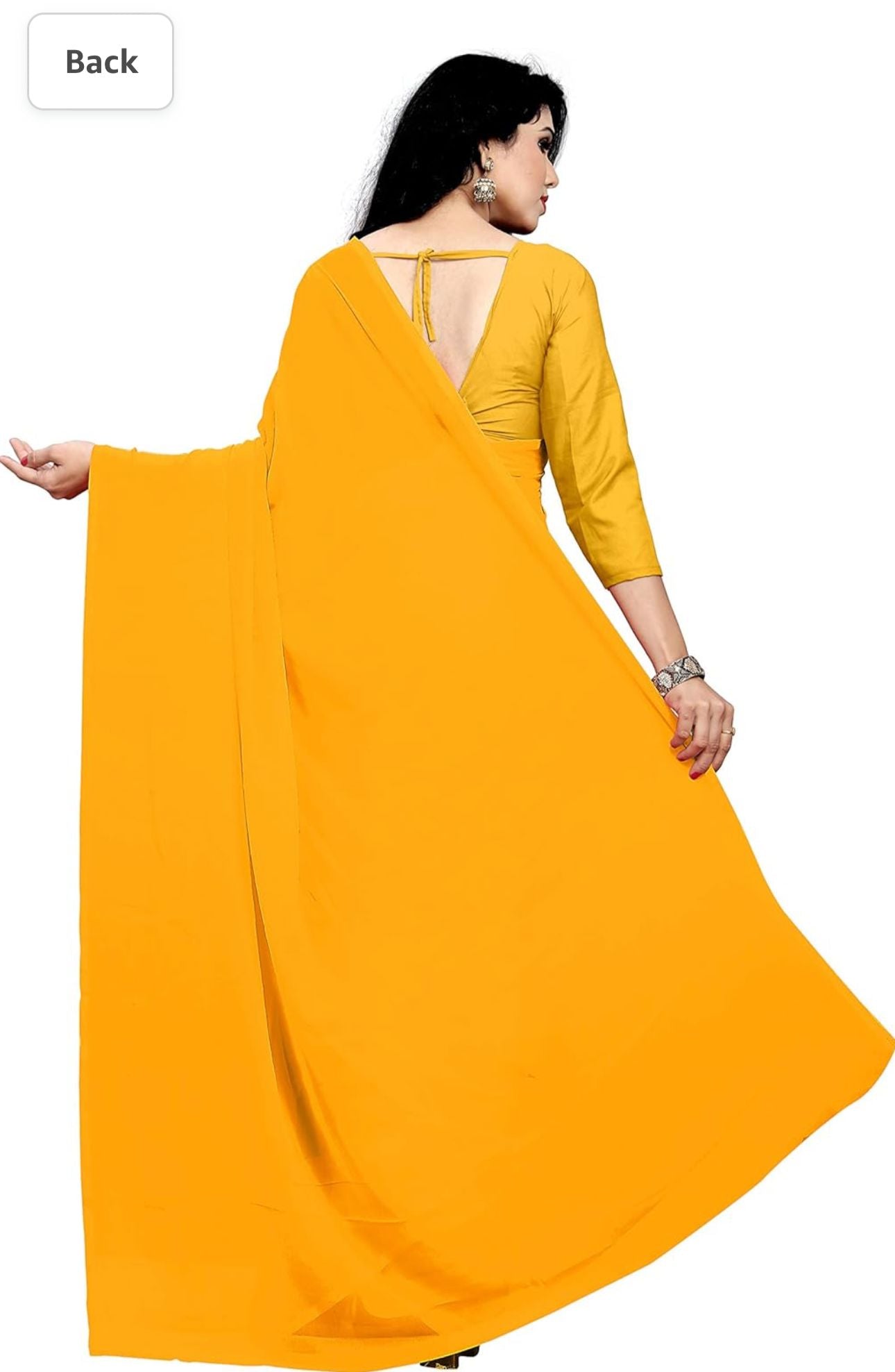 Bollywood Plain Georgette Saree in Berlin