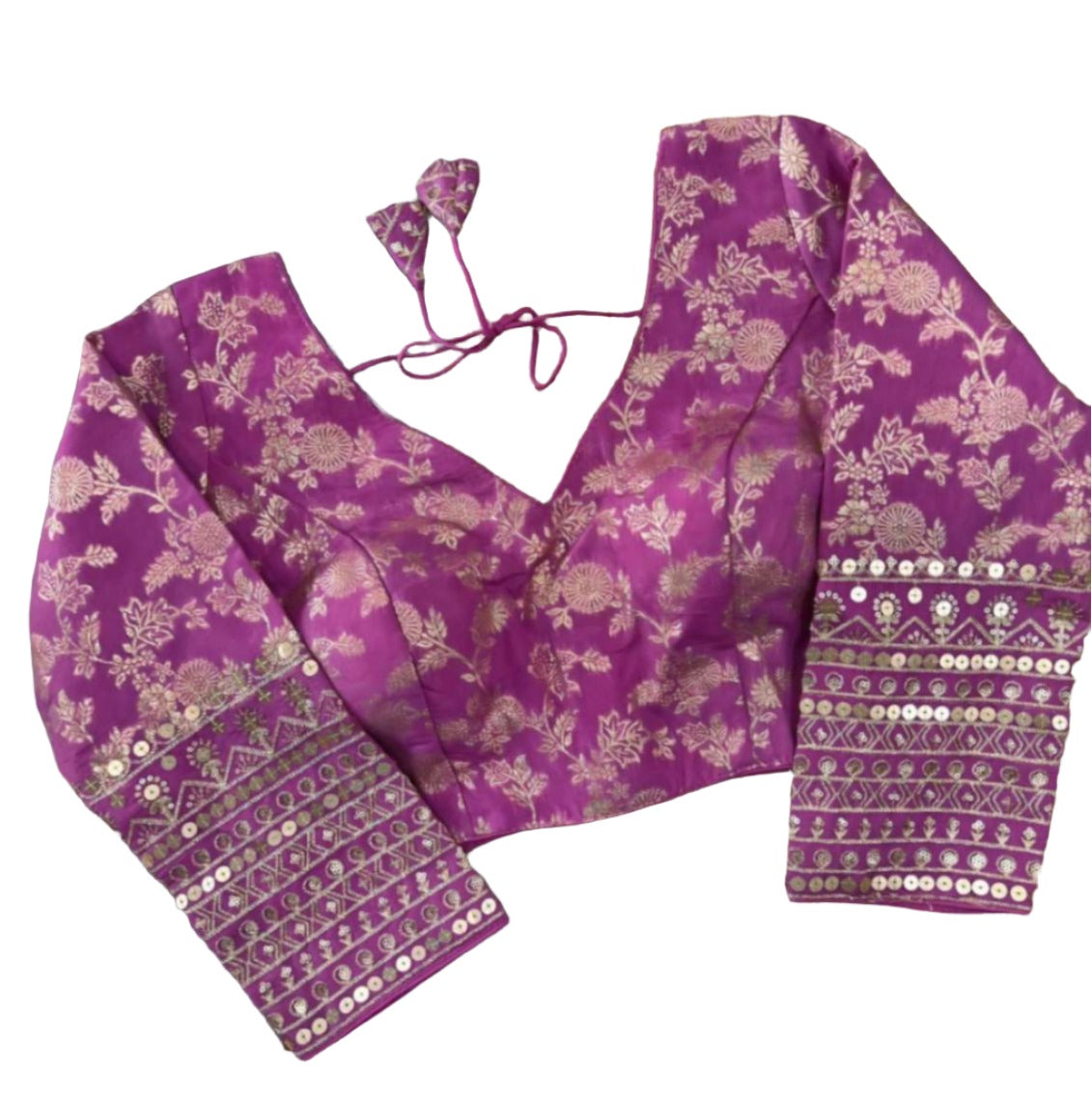Dola Silk Full Sleeve Readymade Blouse