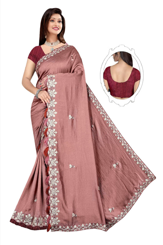 Partywear  Silk Saree with  in Leipzig