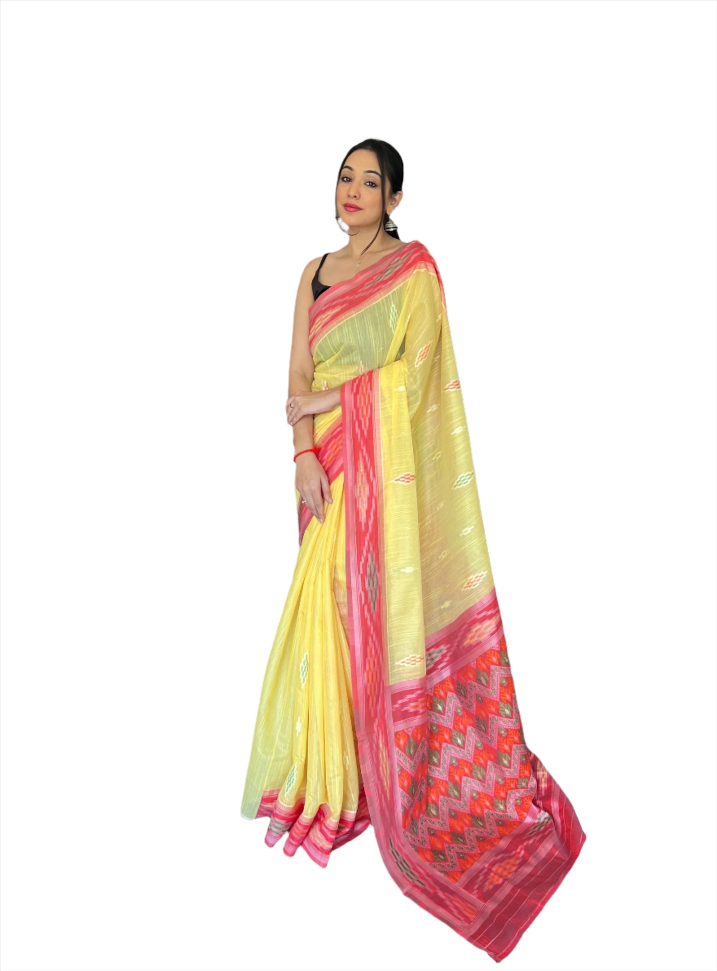 Woven Cotton Silk Saree in Germany
