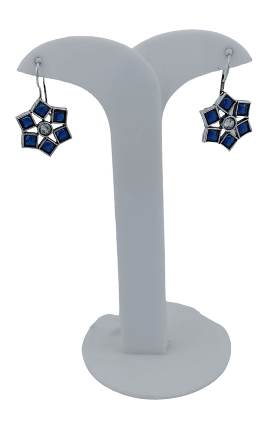 Beautiful Unique Design Oxidised Silver Stud Earrings in Germany