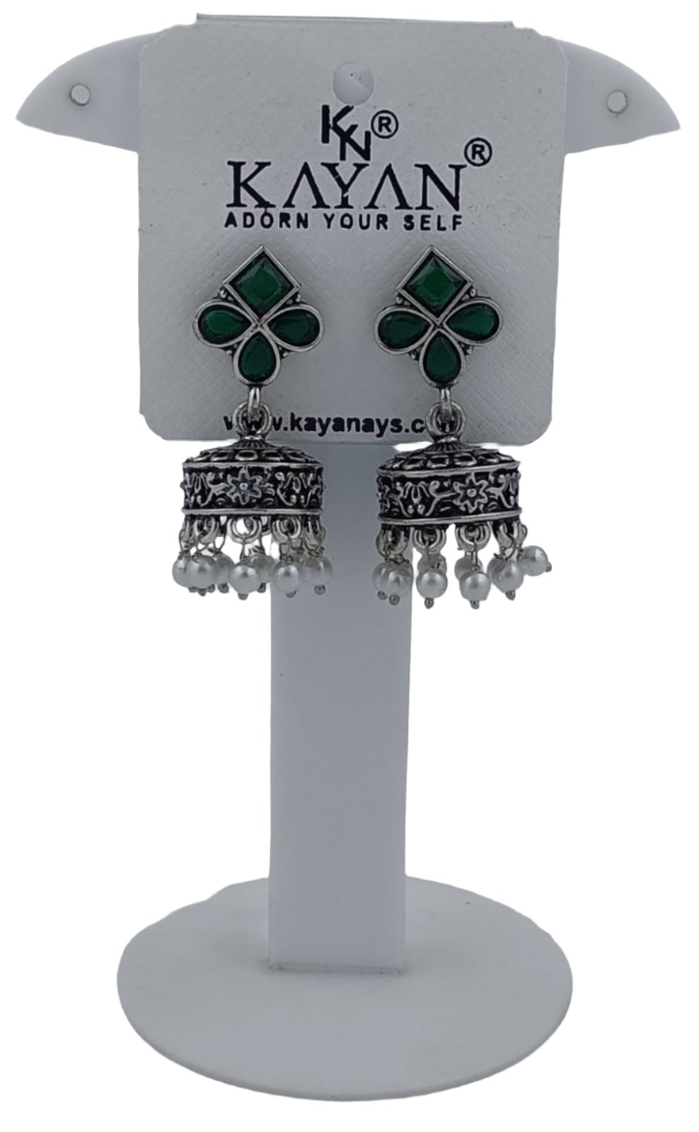 Tribal jhumka earrings in Berlin