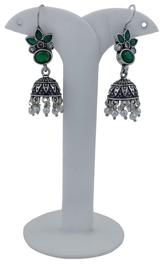 Tribal jhumka earrings in Germany